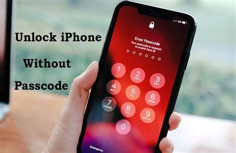 how to access iphone without passcode.